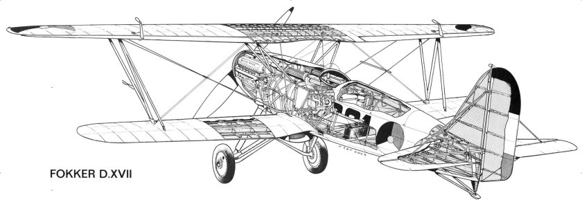Фоккер 50 чертежи
