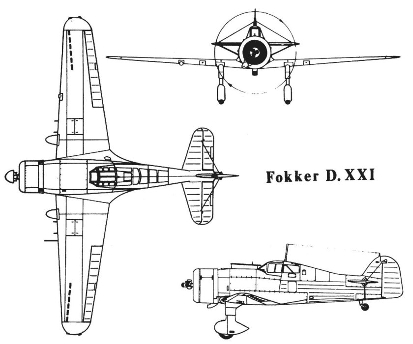 Истребитель Фоккер д-21