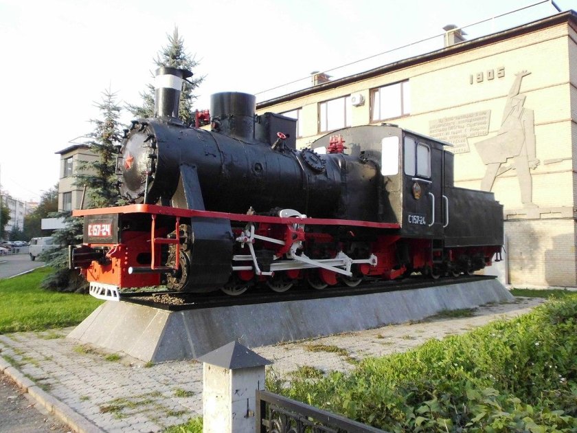 Узкоколейный паровоз к-157