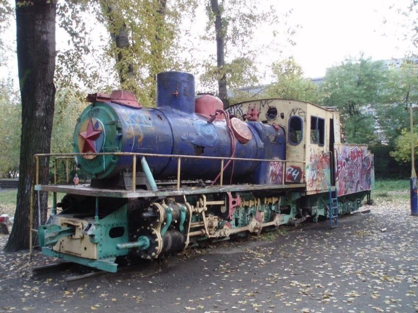 Узкоколейный паровоз к-157