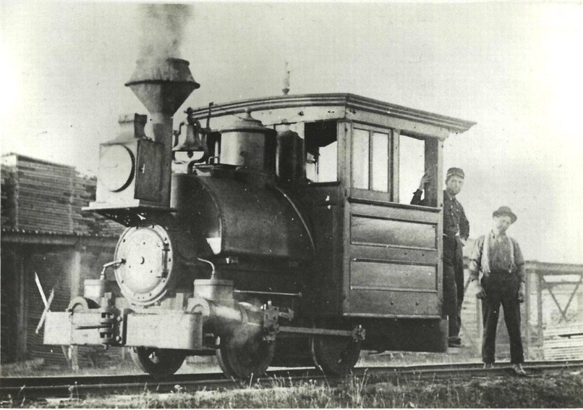 Паровоз 1912 узкоколейка