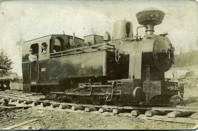 Паровоз 1912 узкоколейка