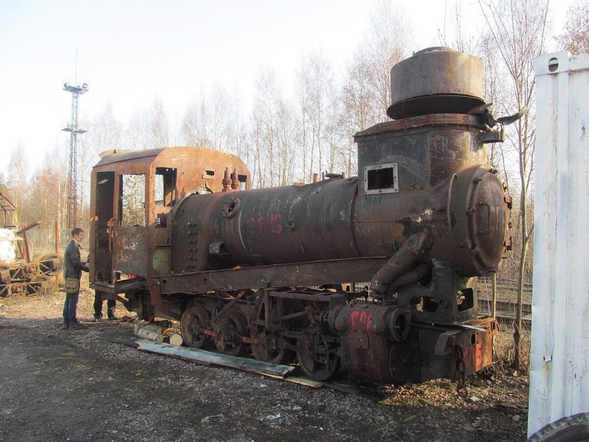 Узкоколейный паровоз вп4