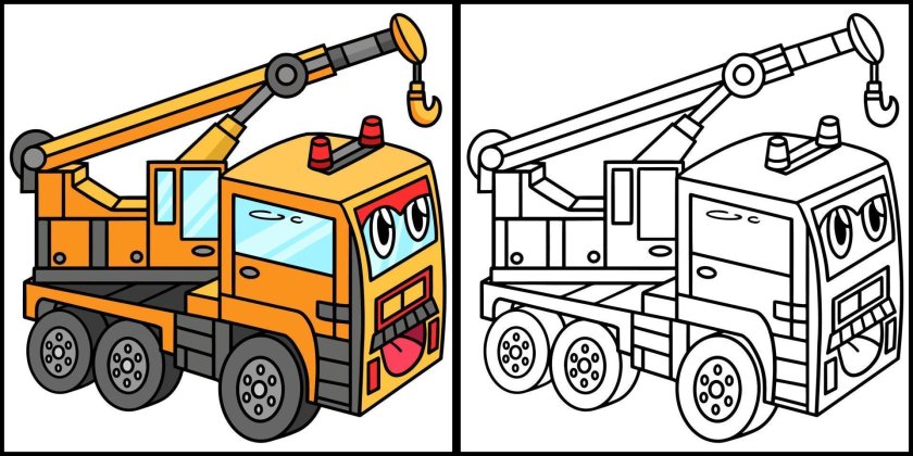 Crane cartoon