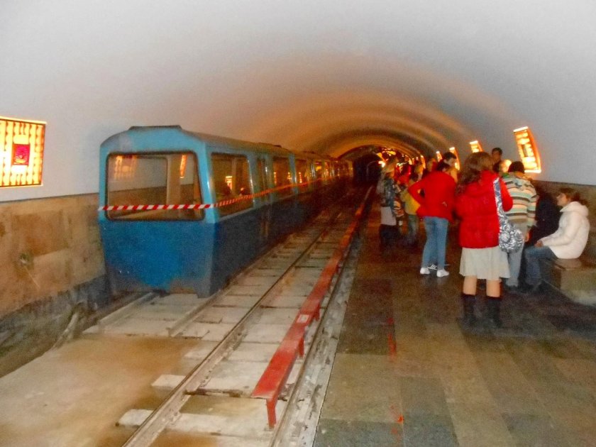 Новоафонская пещера железная дорога