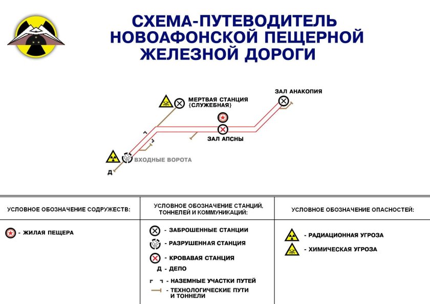 Абхазское метро. Новоафонская Пещерная железная дорога