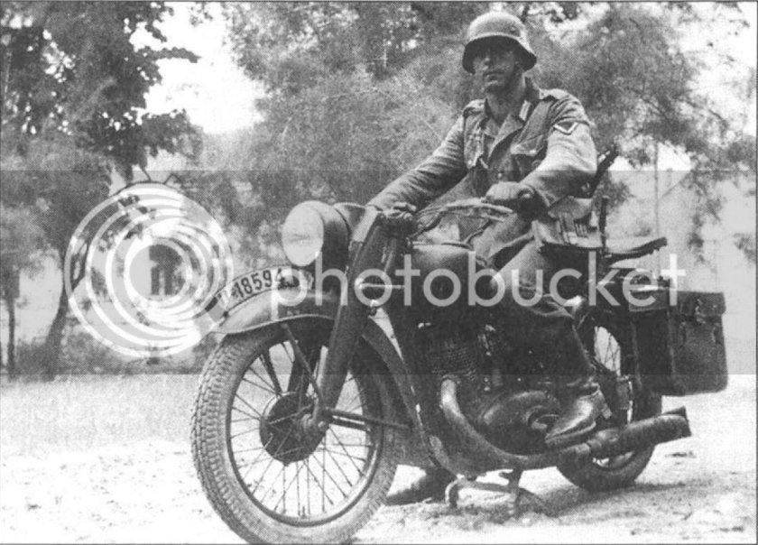 Мотоциклы вермахта второй мировой войны