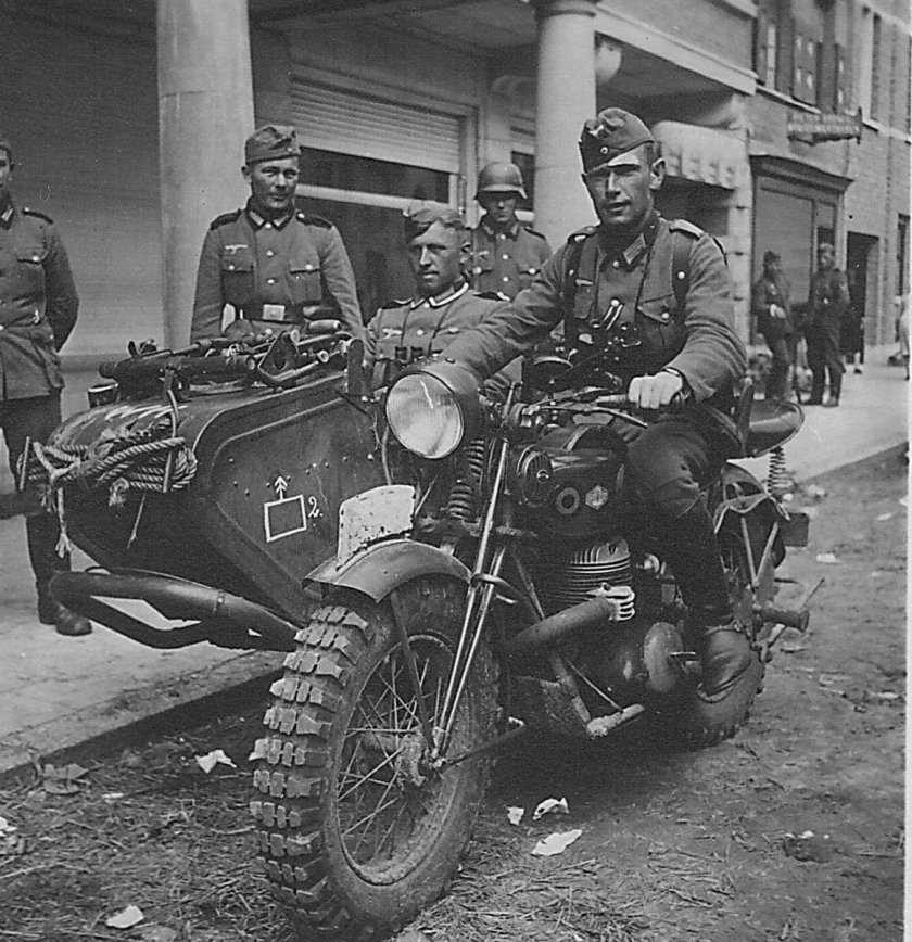 Мотоцикл БМВ вермахта