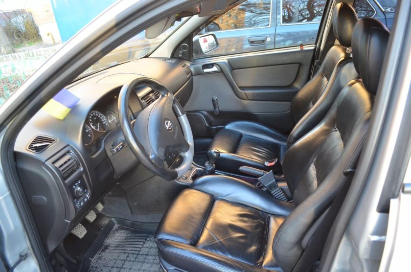 Кожаный салон Opel Astra g