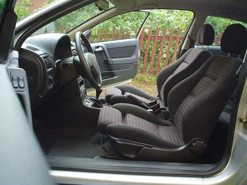 Опель Астра g салон