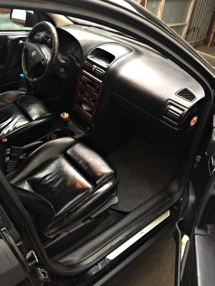 Кожаный салон Opel Astra g