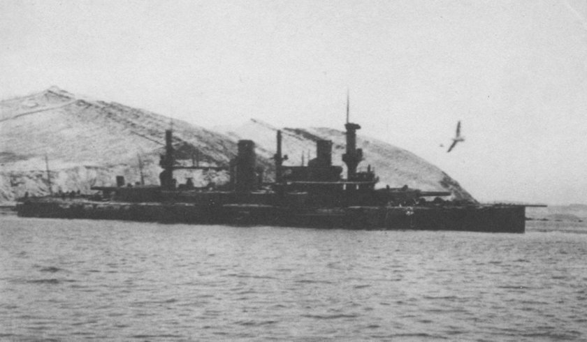 Броненосец Севастополь порт Артур 1904