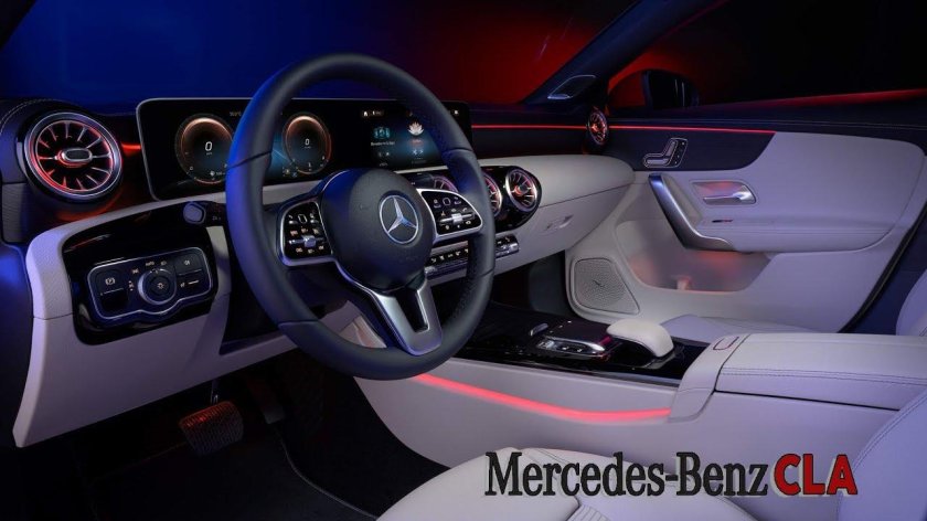 CLA Mercedes 2020 интерьер