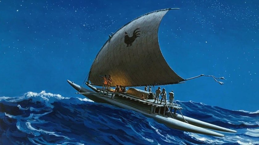 Древние корабли полинезийцев