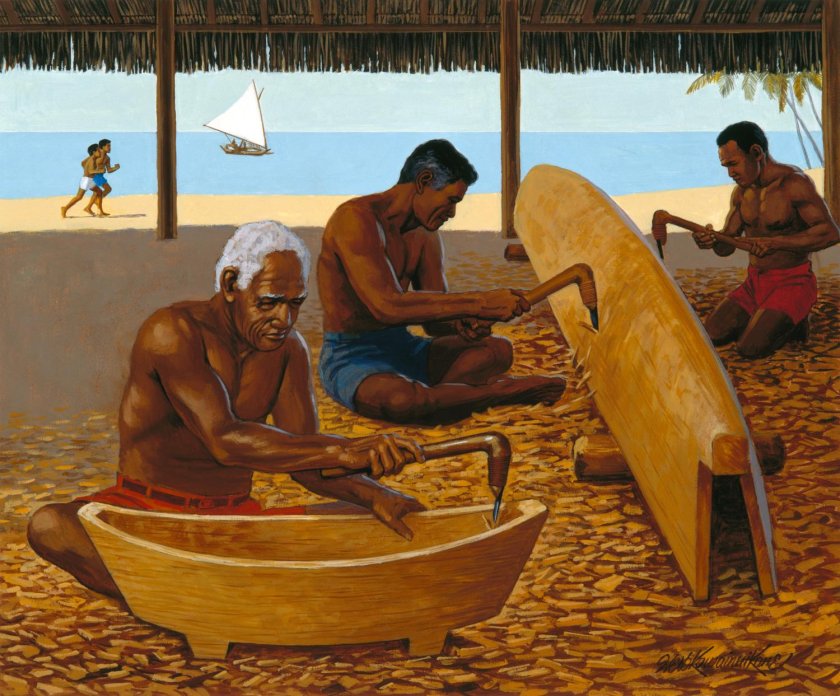 Гавайское каноэ