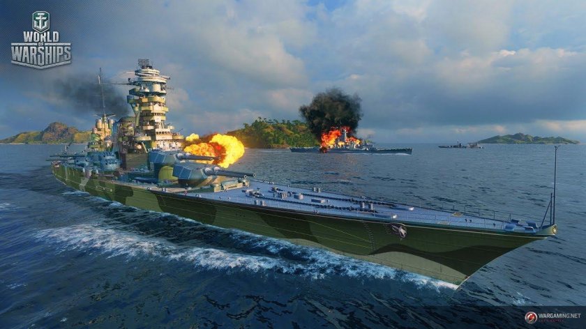 Линкор Амаги в World of Warships