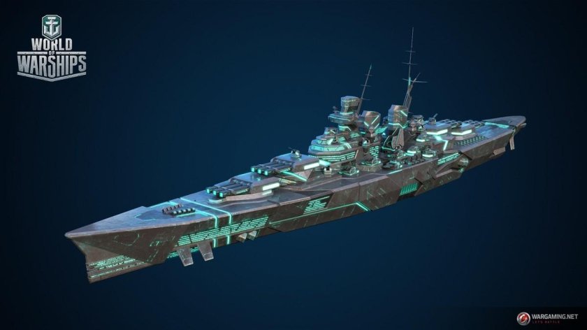 World of Warships Ямато космический