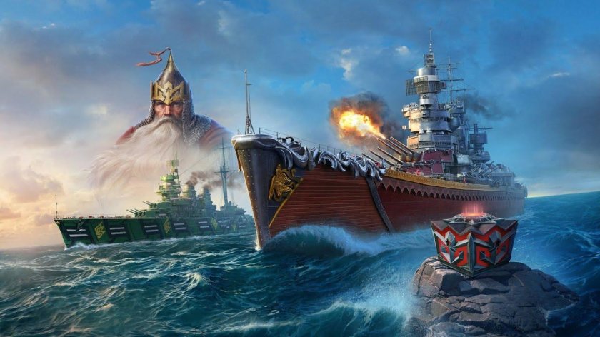 Огромный корабль фэнтези