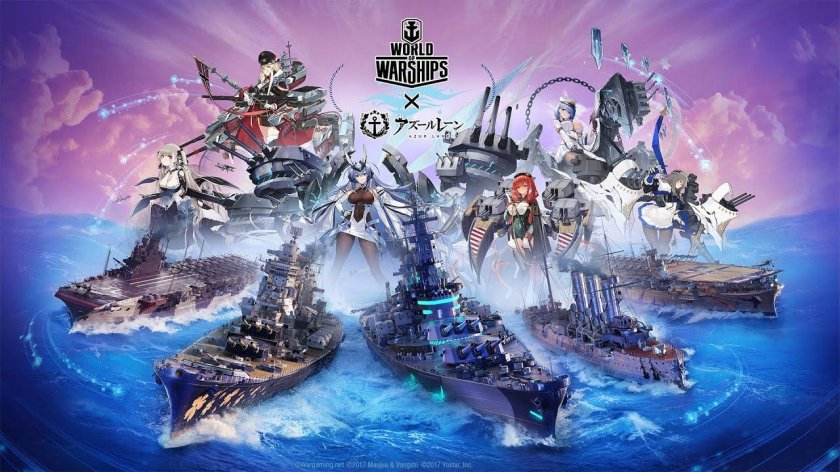 World of Warships Azur Lane