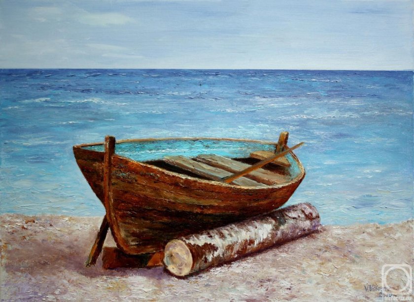 "Старик и море" художник Алексей Адамов