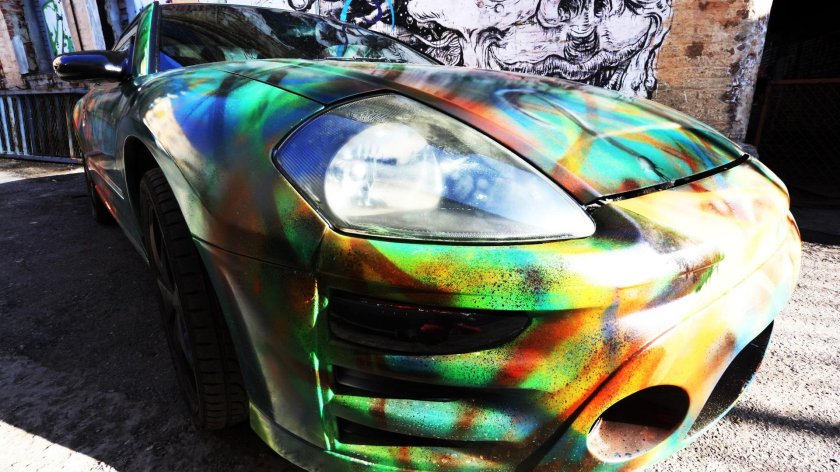 Порше 911 разноцветный