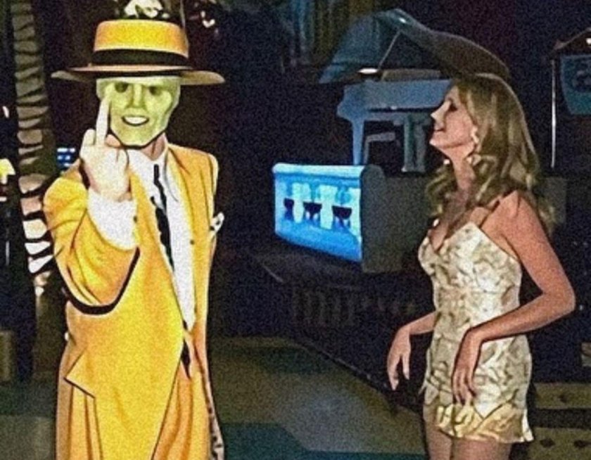 Маска Джим Керри и Кэмерон Диаз