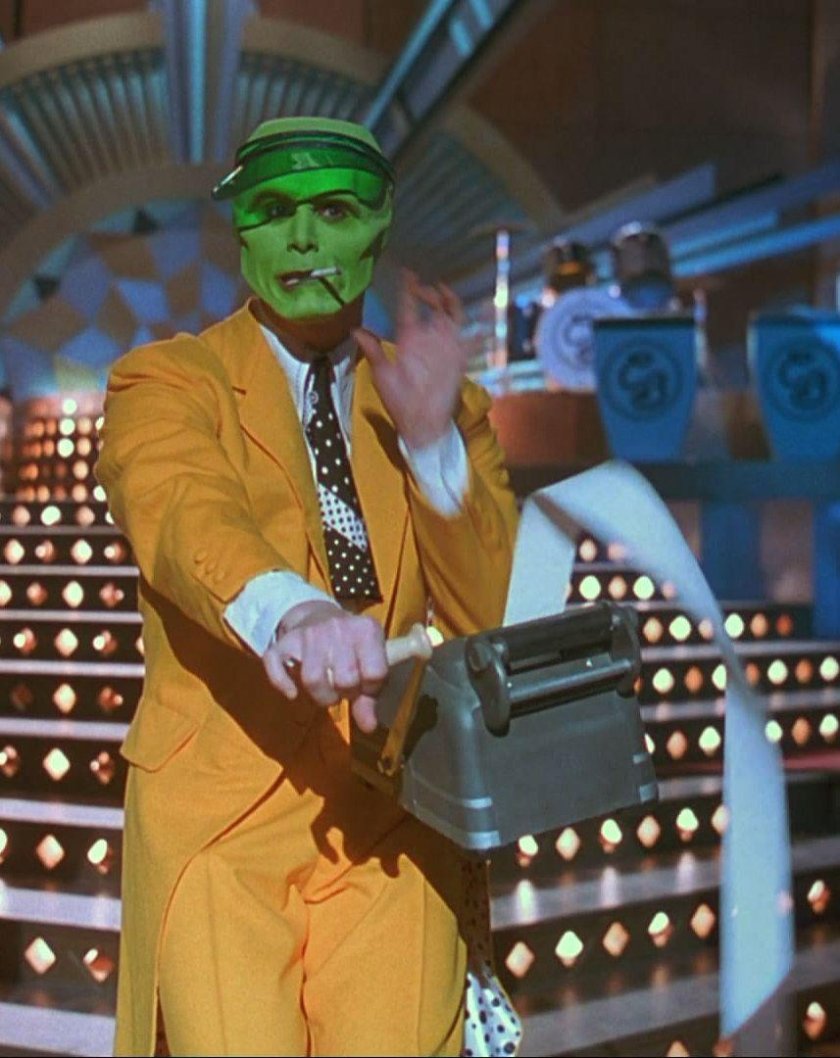 Маска кассир Джим Керри