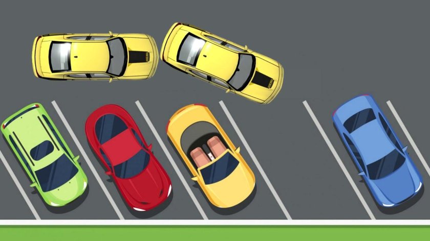 Парковка иллюстрация