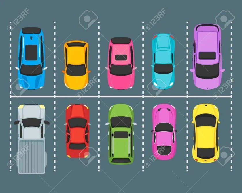 Машинка вид сверху