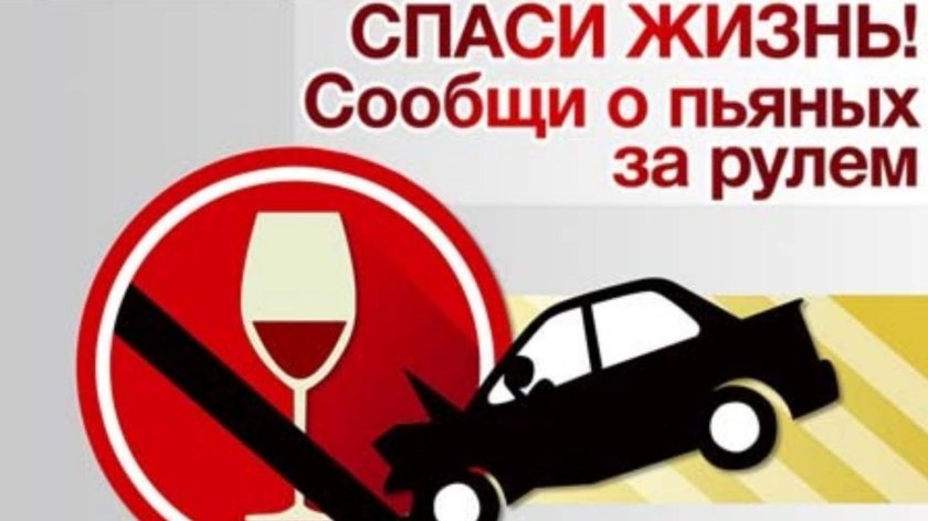 Сообщи о пьяном водителе