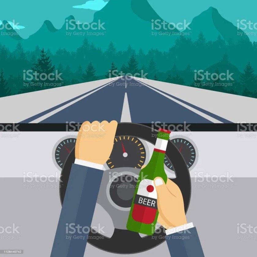 Машина везет пиво вектор