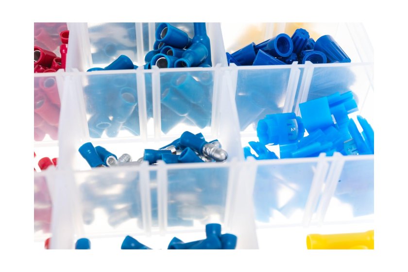 Наконечник электрический набор луженый изолированный JTC-2027 JTC