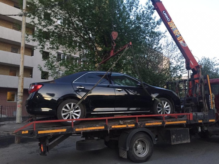 Камри 40 на эвакуаторе