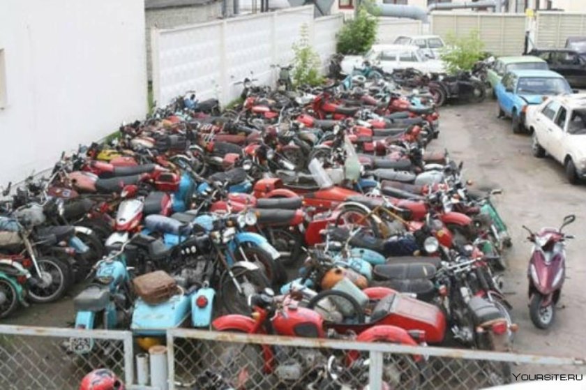 Фото штрафстоянки мотоцикл