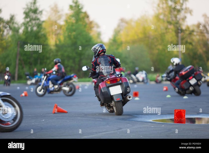 Контрруление на мотоцикле