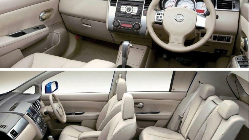 Nissan Tiida 2005 салон