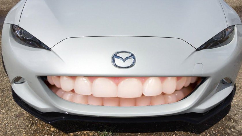 Мазда mx5 с зубами