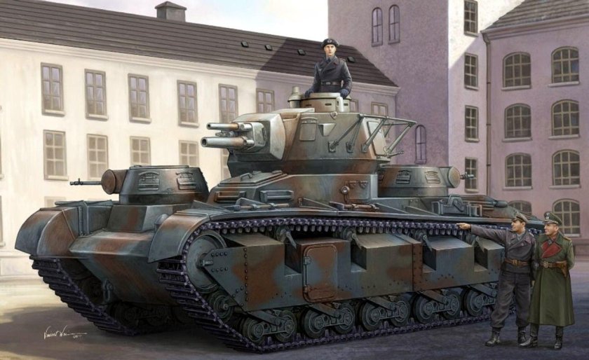 Танк Panzerkampfwagen Neubaufahrzeug