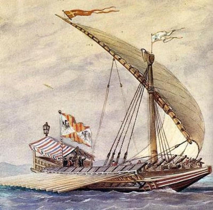 Венецианский галеас корабль