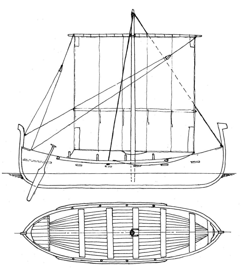 Малая парусно-гребная Ладья «Аскольд-23»