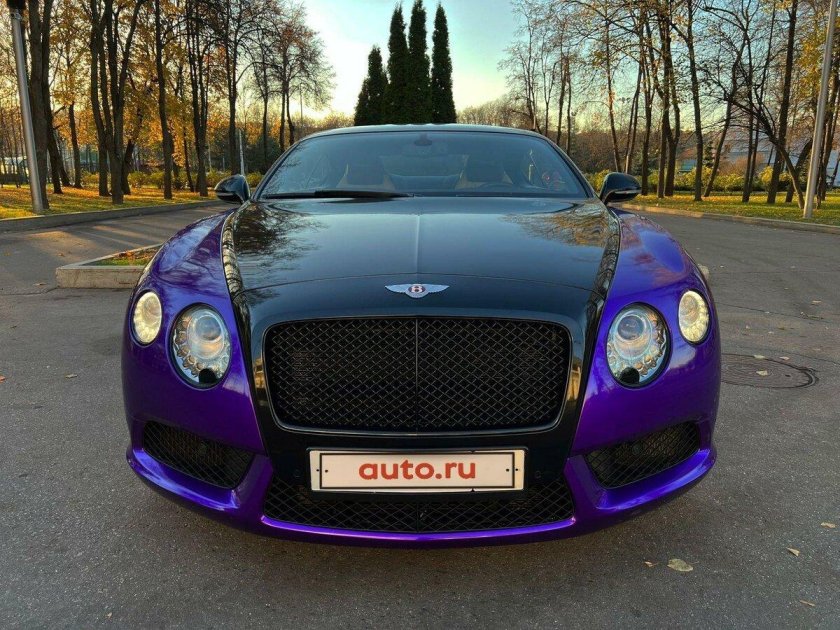 Бентли фиолетовый