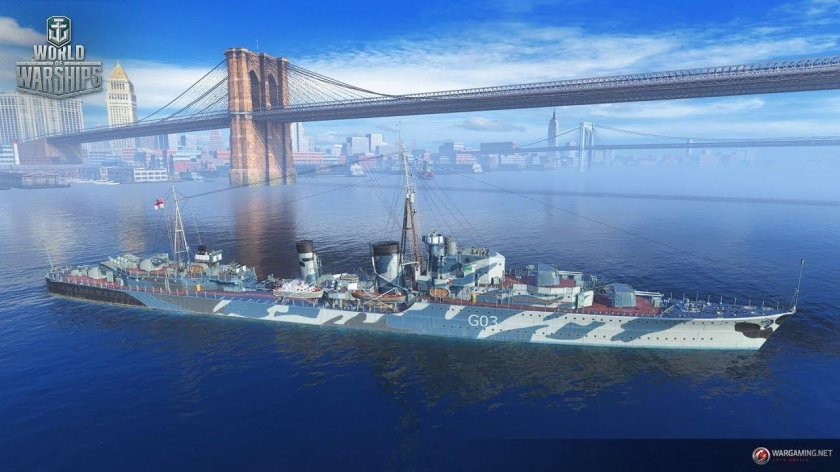 Эсминец Cossack World of Warships