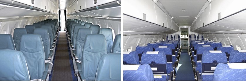 АН-148 пассажирский самолёт салон