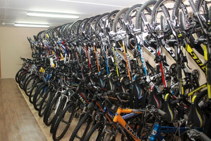 Склад велосипедов