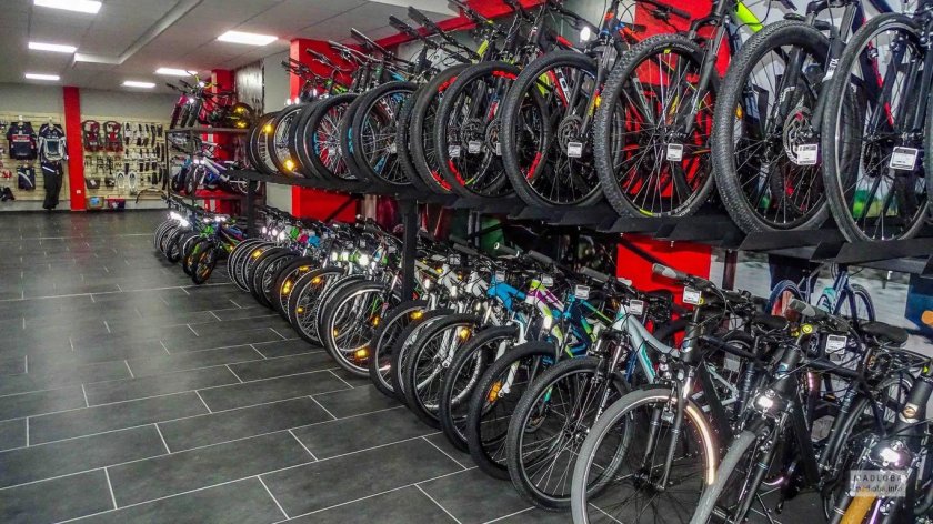 Витрина для велосипедов