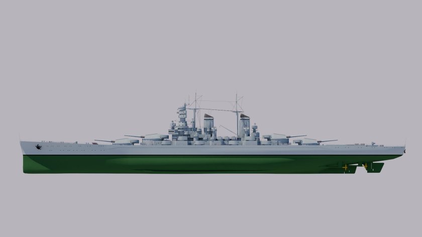 Italian super Battleship
