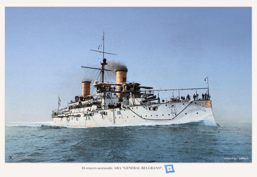 Аргентинский крейсер генерал Бельграно