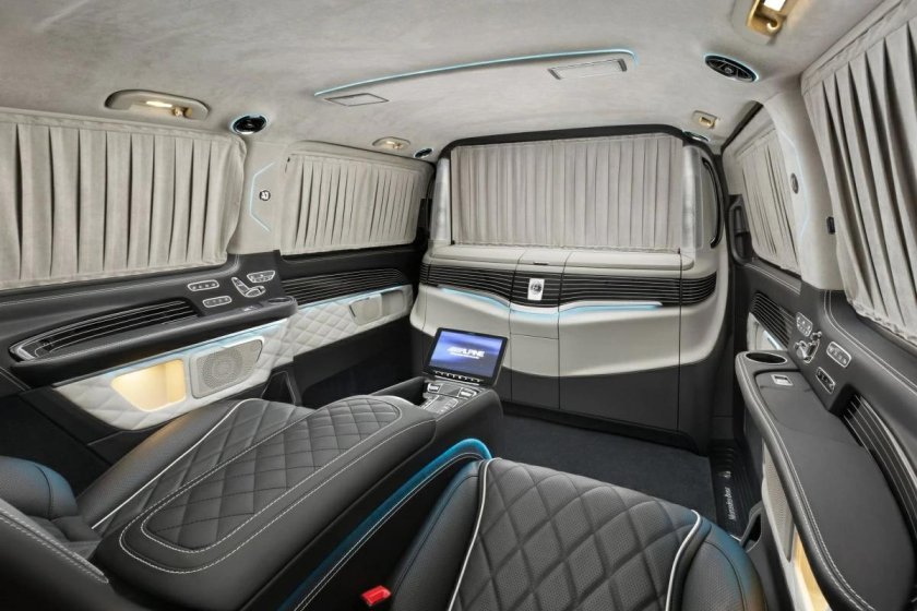 Салон v class 2020 разложить