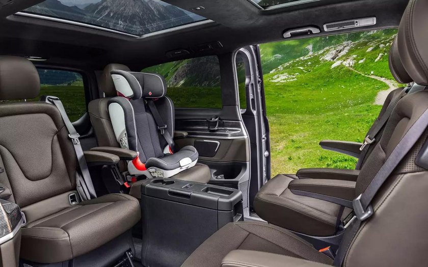 Mercedes Benz v class 2020 салон