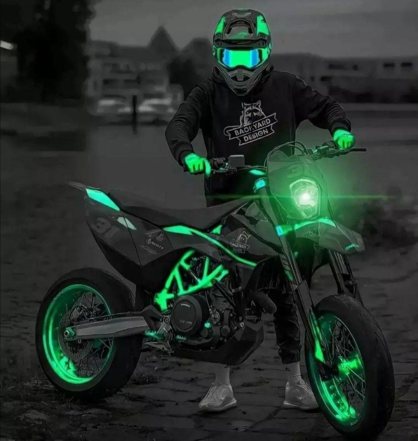 Пит байк неон 300